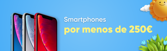 Selección de smartphones con precio hasta 250€