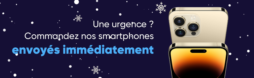 Smartphones avec envoi immédiat - Soldes d'Hiver